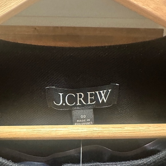 J. Crew Black Cropped Lady Jacket in Stretch Twill - Picture 5 of 6